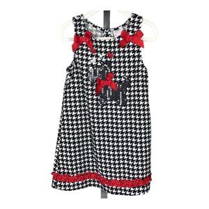 Nannette Kids Houndstooth Sleeveless Dress 5‎
